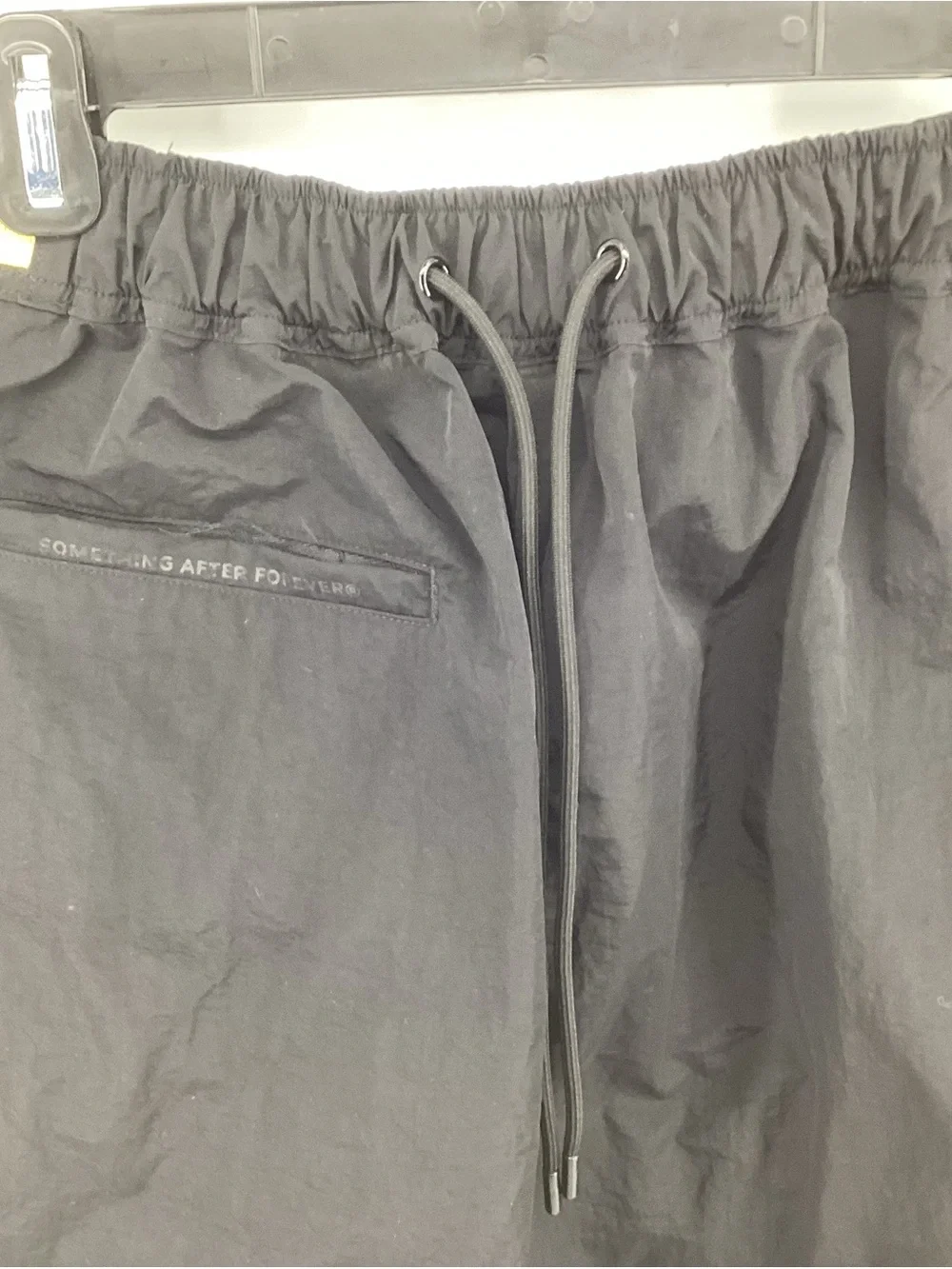 Something After Forever Black Relaxed Drawstring pants